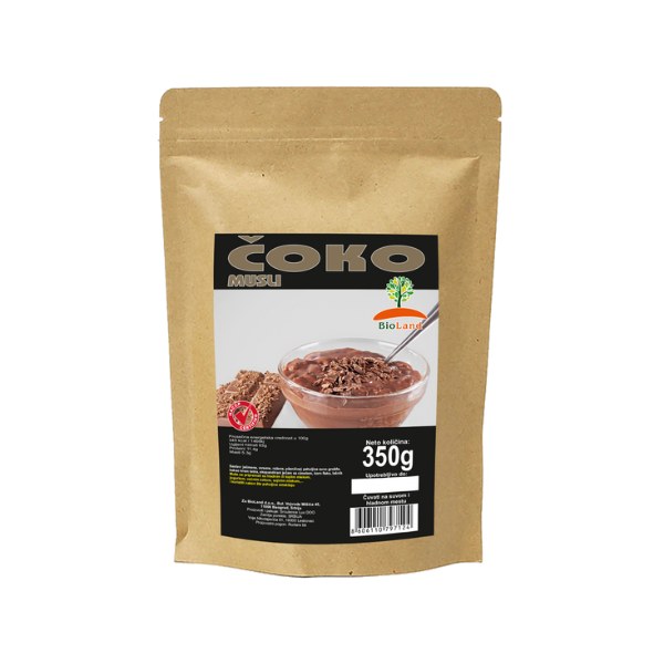 Musli Čoko 350g - Zrnasti proizvodi, Začini, Musli - Bioland