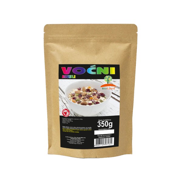 Musli Voćni 350g - Zrnasti proizvodi, Začini, Musli - Bioland